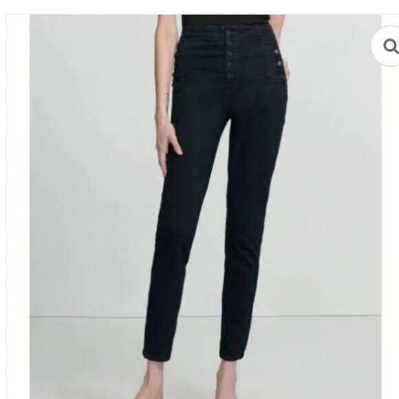 J Brand Natasha Sky High Skinny Jeans in Bluebird Size 26 NWT - Picture 5 of 10